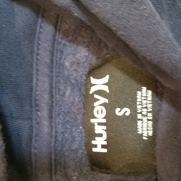 EUC BOYS HURLEY HOODED SWEATSHIRT SZ S - Picture 2 of 2